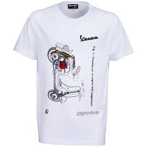 Vespa & Sean Witherspoon short  illustration T-shirt
